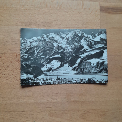 AK Werfen gegen das Tennengebirge.