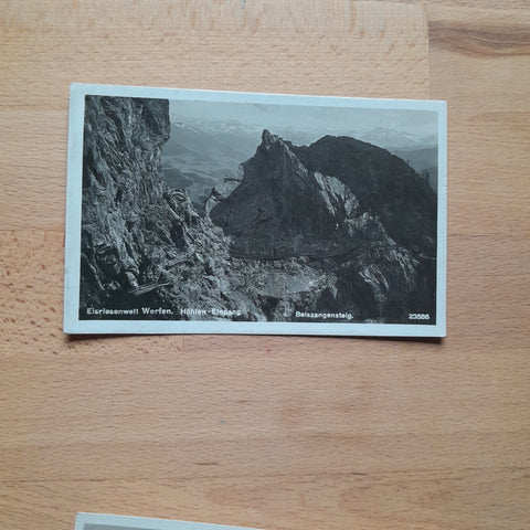 AK Eisriesenwelt Werfen Höhlen-Eingang Beiszangensteig. (1930)