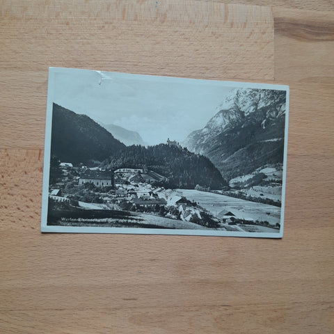 AK Werfen. Eisriesenwelt geg. den Paß Lueg.