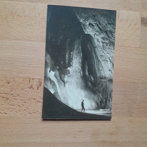 AK Eisriesenwelt im Tennengebirge Wasserfall Hymirhalle.