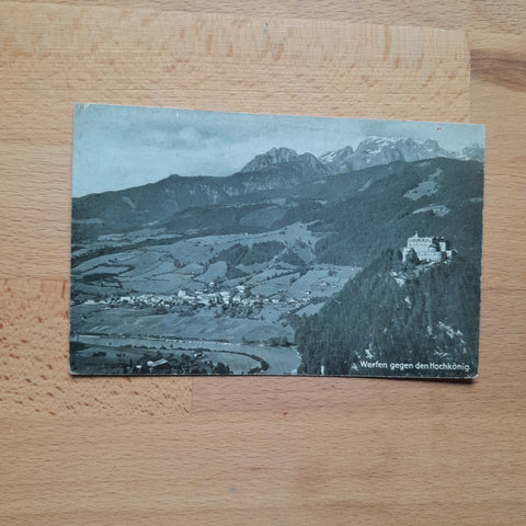 AK Werfen gegen den Hochkönig. (1927)