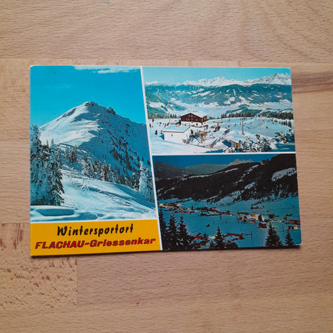 AK Wintersportort Flachau - Griessenkar.