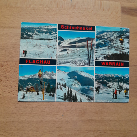 AK Schischaukel Flachau Wagrain.