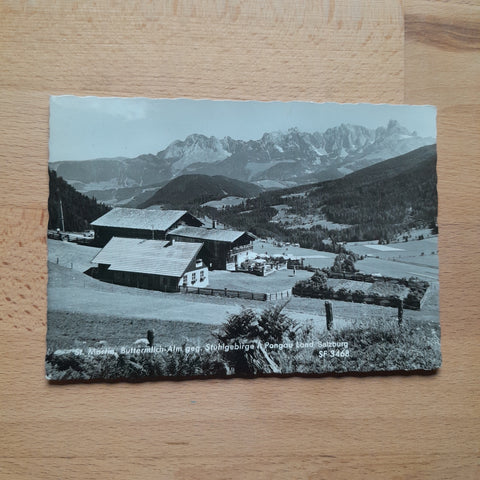 AK St. Martin. Buttermilch-Alm geg. Stuhlgebirge.