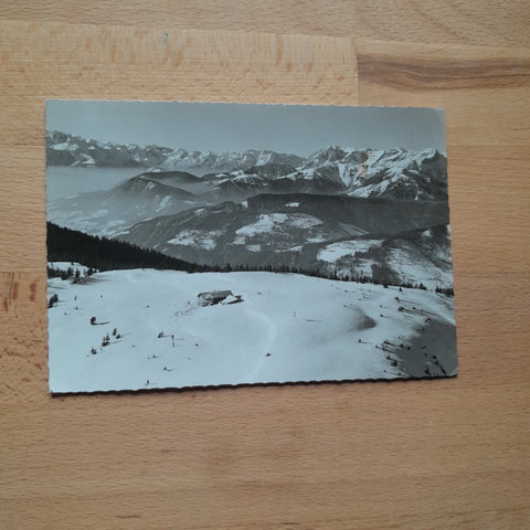 AK Roßbrandhütte mit Tennengebirge.