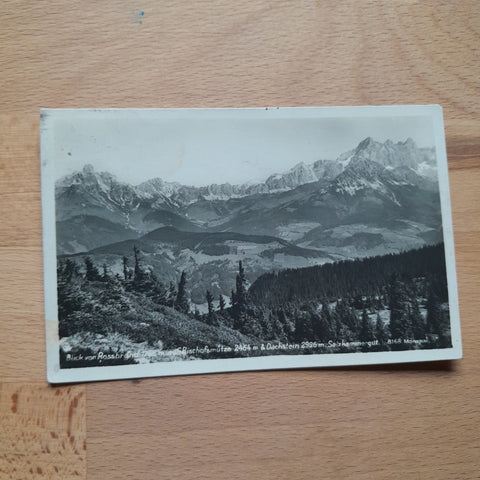 AK Blick vom Roßbrand auf Bischofsmütze.