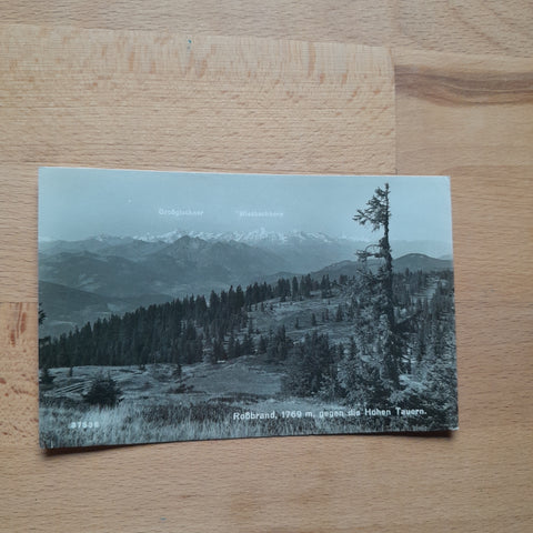AK Roßbrand gegen die Hohen Tauern.