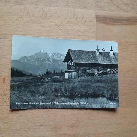 AK Radstädter Hütte am Rossbrand.
