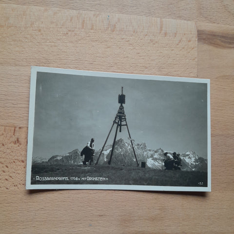 AK Roßbrandgipfel mit Dachstein. (1926)