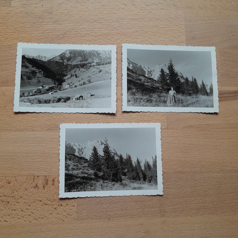 3 Kleine Fotos Hochkönig 1961.