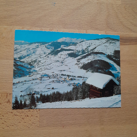AK Wintersportplatz Wagrain.