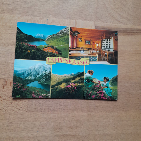 AK Tappenkarsee Hütte. Pächter: Erich Eichholzer. Kleinarl.