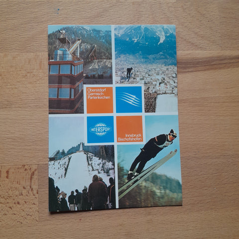 AK 22. Intersport - Springertournee. Oberstdorf, Garmisch-Partenkirchen, Innsbruck, Bischofshofen.