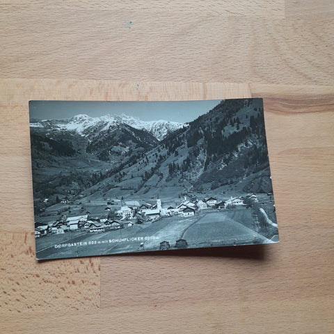 AK Dorfgastein mit Schuhflicker.