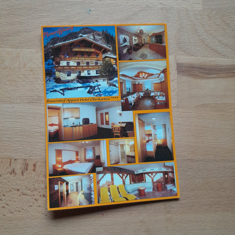 AK Hüttschlag. Bauernhof Appart Hotel Oberkarteis. Familie Josef Viehhauser. Karteis 15.
