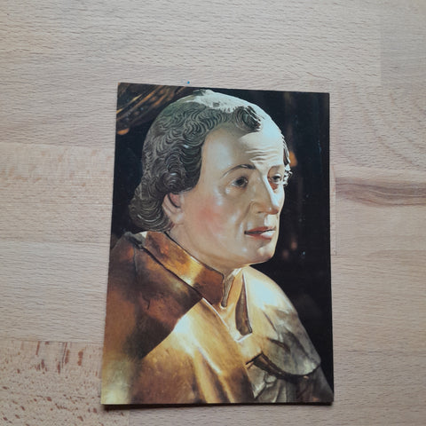 AK Dom zu Gurk. Salvatorianerkolleg. Michael Hönel: Hochaltar. Kopf des Evangelisten Lukas.