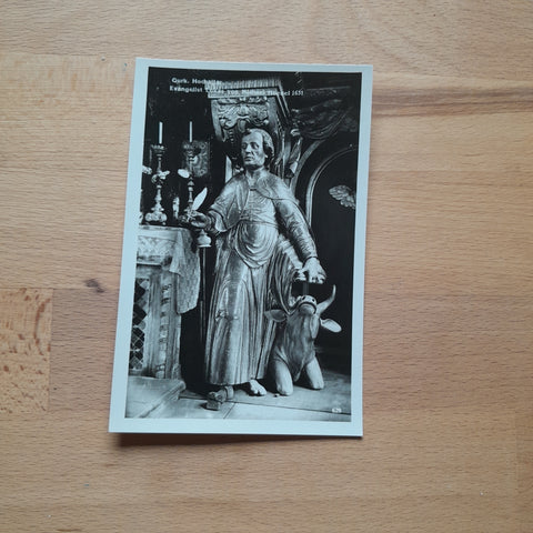 AK Gurk. Hochaltar. Evangelist Lukas von Michael Hönel.
