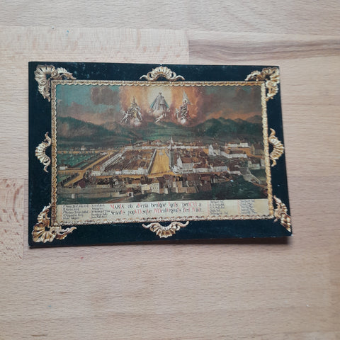 AK Wallfahrtskirche Maria Waltschach. Judenburger Votivbild zur Erinnerung an die Errettung der Stadt vor Zerstörung durch Feuer im Jahre 1739.
