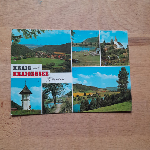 AK Kraig mit Kraigersee.