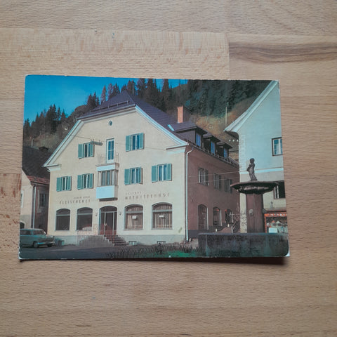 AK Metnitz 35. Gasthof u. Fleischerei Metnitzerhof.