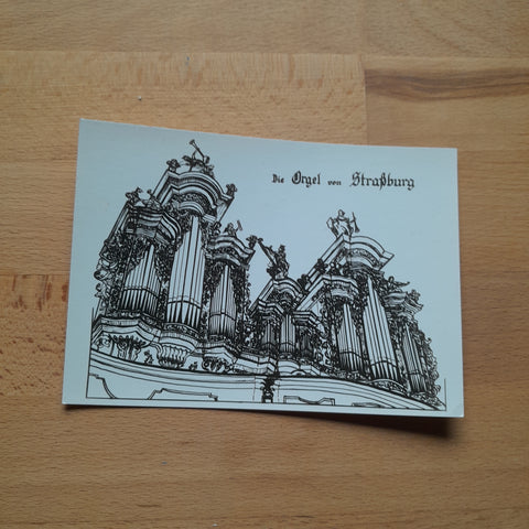 AK Die Orgel von Straßburg. Pfarrkirche St. Nikolaus.