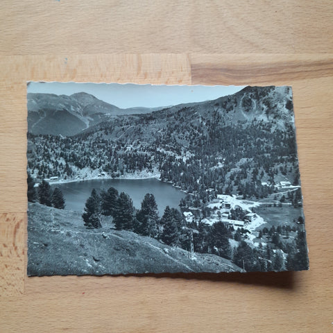 AK Turracherhöhe Berglift auf Turracherhöhe und Blick auf den See.