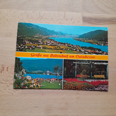 AK Grüße aus Bodensdorf am Ossiachersee.