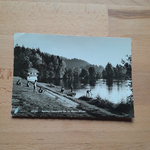 AK Naturbad Flatschacher See bei Waiern.
