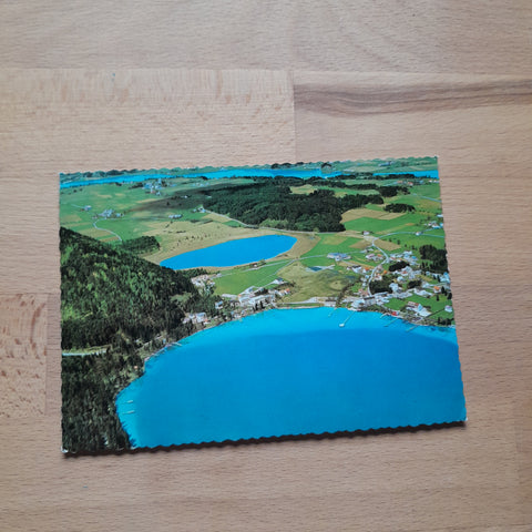 AK Seelach am Klopeinersee mit Klein- und Stausee.