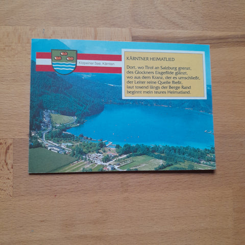 AK Klopeinersee. 84. Ballonpost Pro Juventute-Kinderdorfvereinigung. 26.10.1990 Gelaufen.