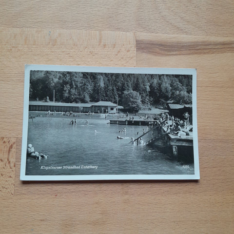 AK Klopeiner See. Strandbad Unteburg.