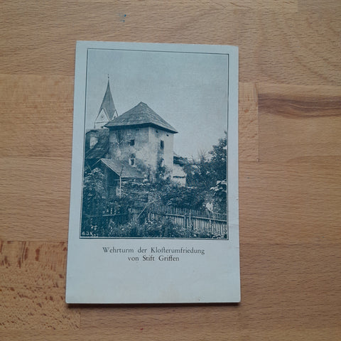AK Wehrturm der Klosterumfriedung von Stift Griffen.