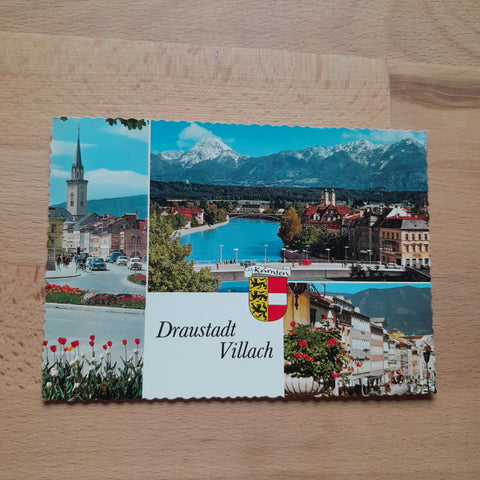 AK Draustadt Villach.