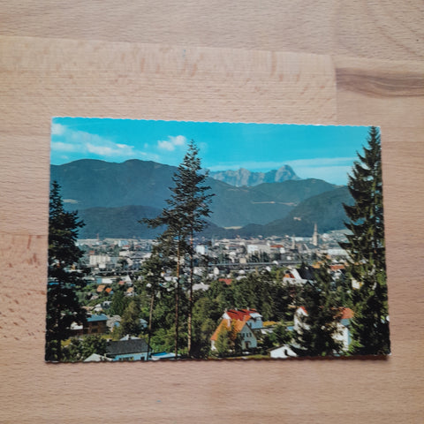 AK Villach mit Mangart.