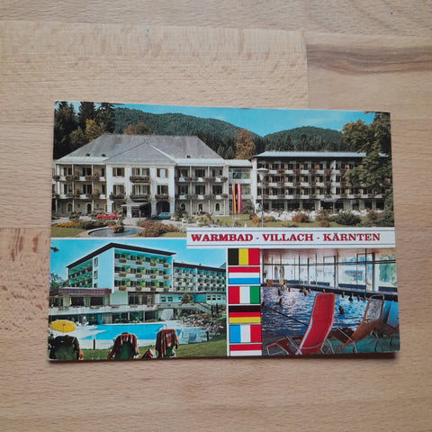 AK Warmbad Villach. Kurhotel Warmbaderhof.