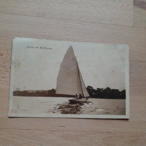 AK Segler am Wörthersee. (1908)