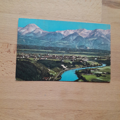 AK Villach mit dem Mittagskogel. (1910)