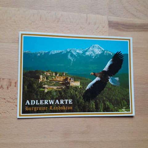 AK Burgruine Landskron. Adlerwarte.