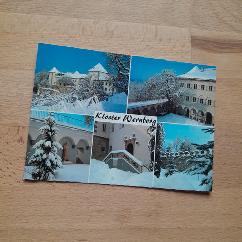 AK Kloster Schloß Wernberg. Pension Missionsschwestern vom kostbaren Blut. Föderlach.