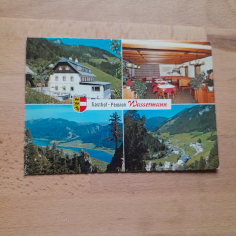 AK Stockenboi 21. Gasthof Pension Wassermann. Walter Zaufenberger.