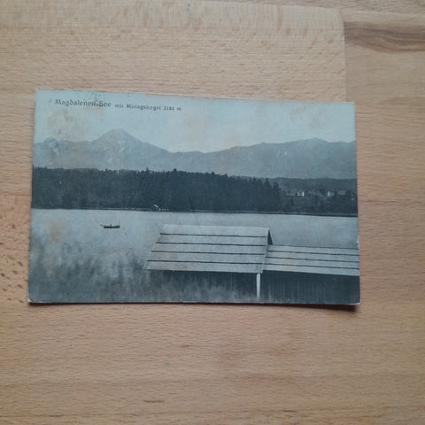 AK Magdalenensee mit Mittagskogel.