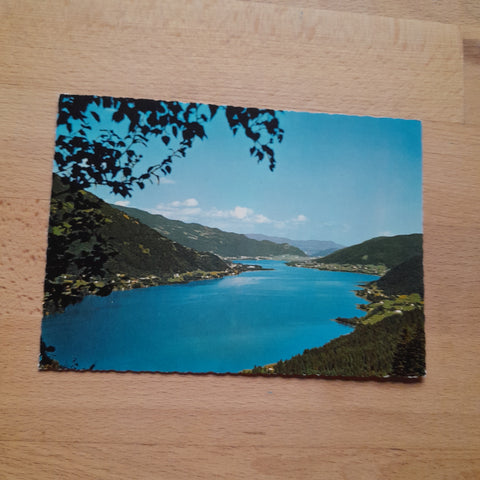 AK Blick über den Ossiachersee.