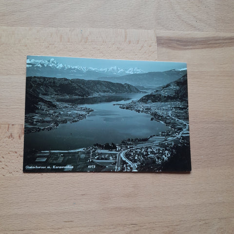 AK Ossiachersee mit Karawanken.