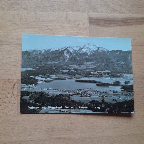 AK Faakersee mit Mittagskogel.