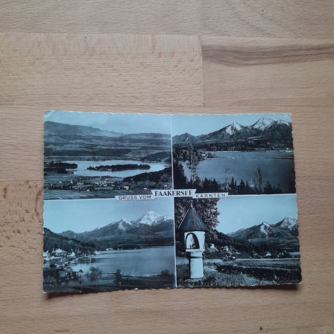 AK Gruss vom Faakersee.