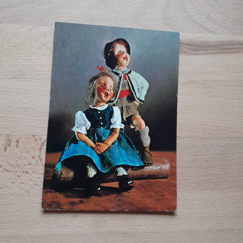 AK Elli Riehl Puppenkarte. Hol-la-da-rai-di-o.