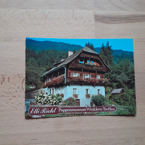 AK Elli Riehl. Puppenmuseum Winklern Treffen. Einöde.