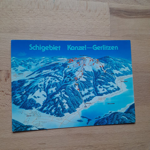 AK Schigebiet Kanzel - Gerlitzen.