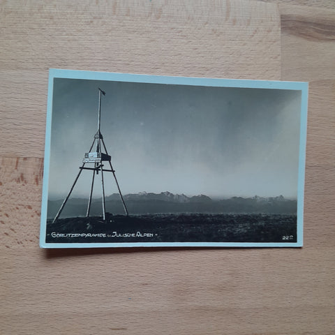 AK Görlitzenpyramide u. Julische Alpen.
