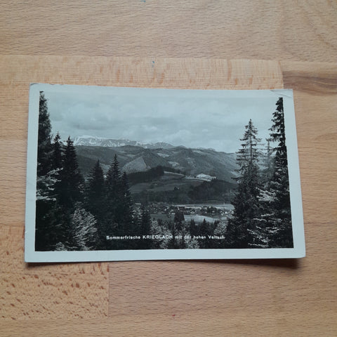 AK Krieglach mit der Hohen Veitsch.